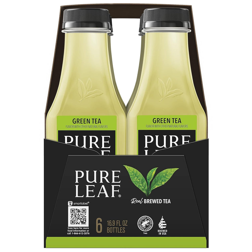 16.9 Fl Oz 6 Bottles Pack of 12 Green Iced Tea L928