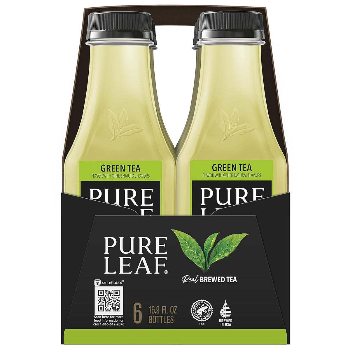 16.9 Fl Oz 6 Bottles Pack of 12 Green Iced Tea L928