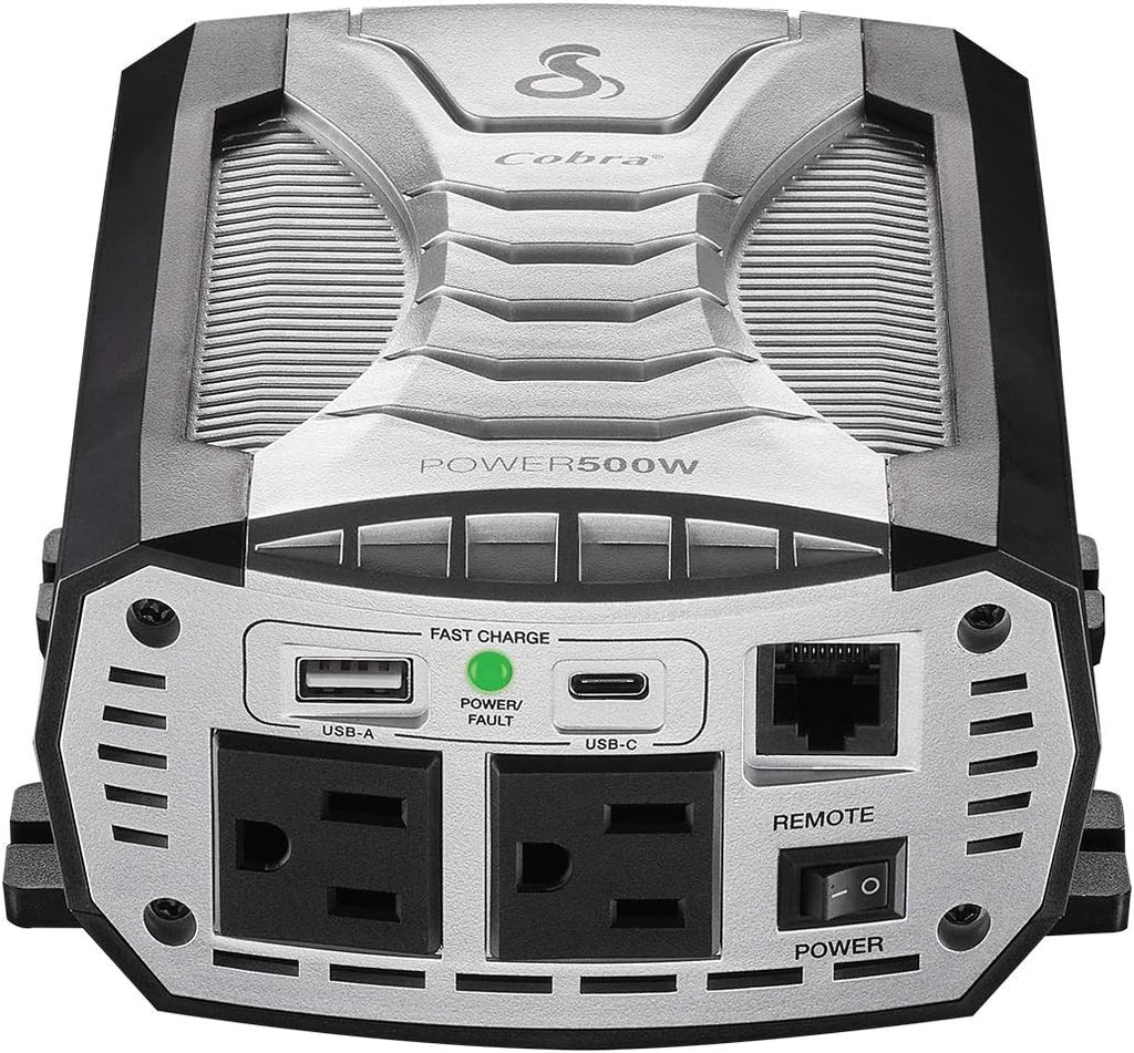 400W Power Inverter with 2 AC Outlets and 2 USB Ports L52065