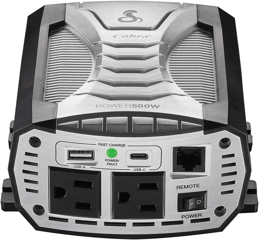 400W Power Inverter with 2 AC Outlets and 2 USB Ports L52065