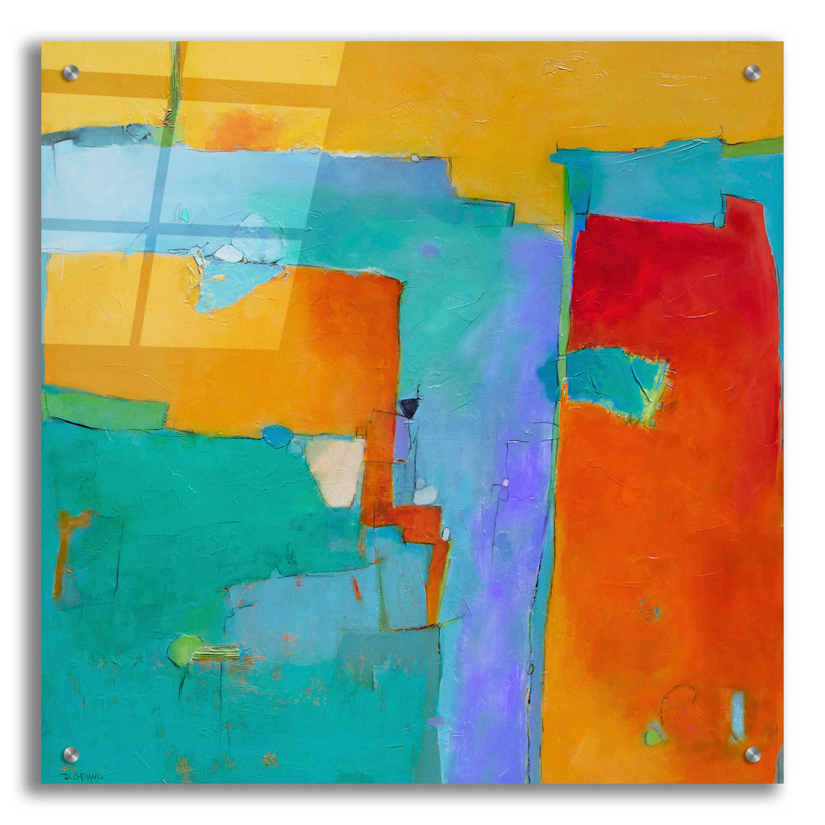 Acrylic Glass Wall Art 24"x24" Y68345