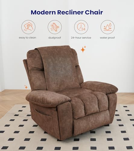 Grey Power Lift Recliner Chair with Massage and Cup Holders K6410