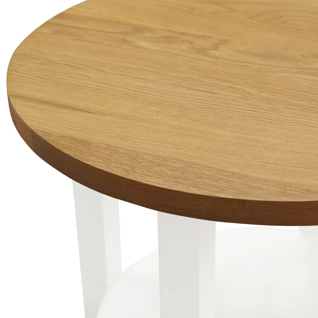 Solid Oak Wood Lamp Table I91869
