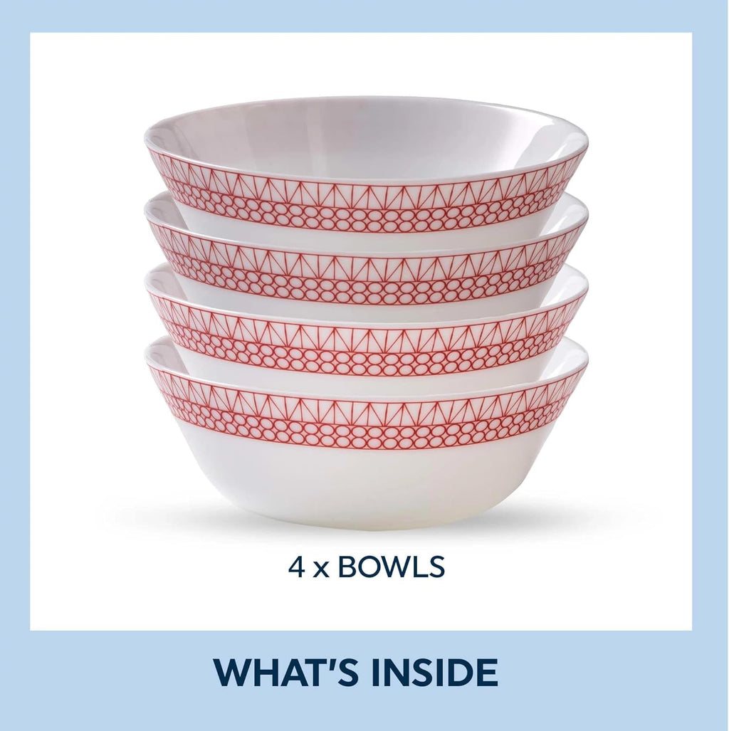 4-Pc 18-Oz Glass Bowl Set Z360