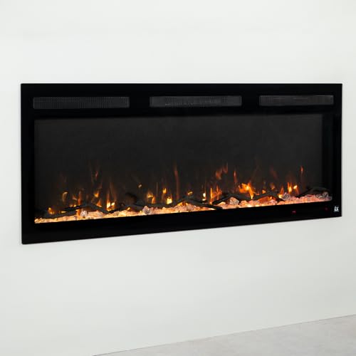 46 Inch Wide Electric Fireplace with Heater and WiFi W940