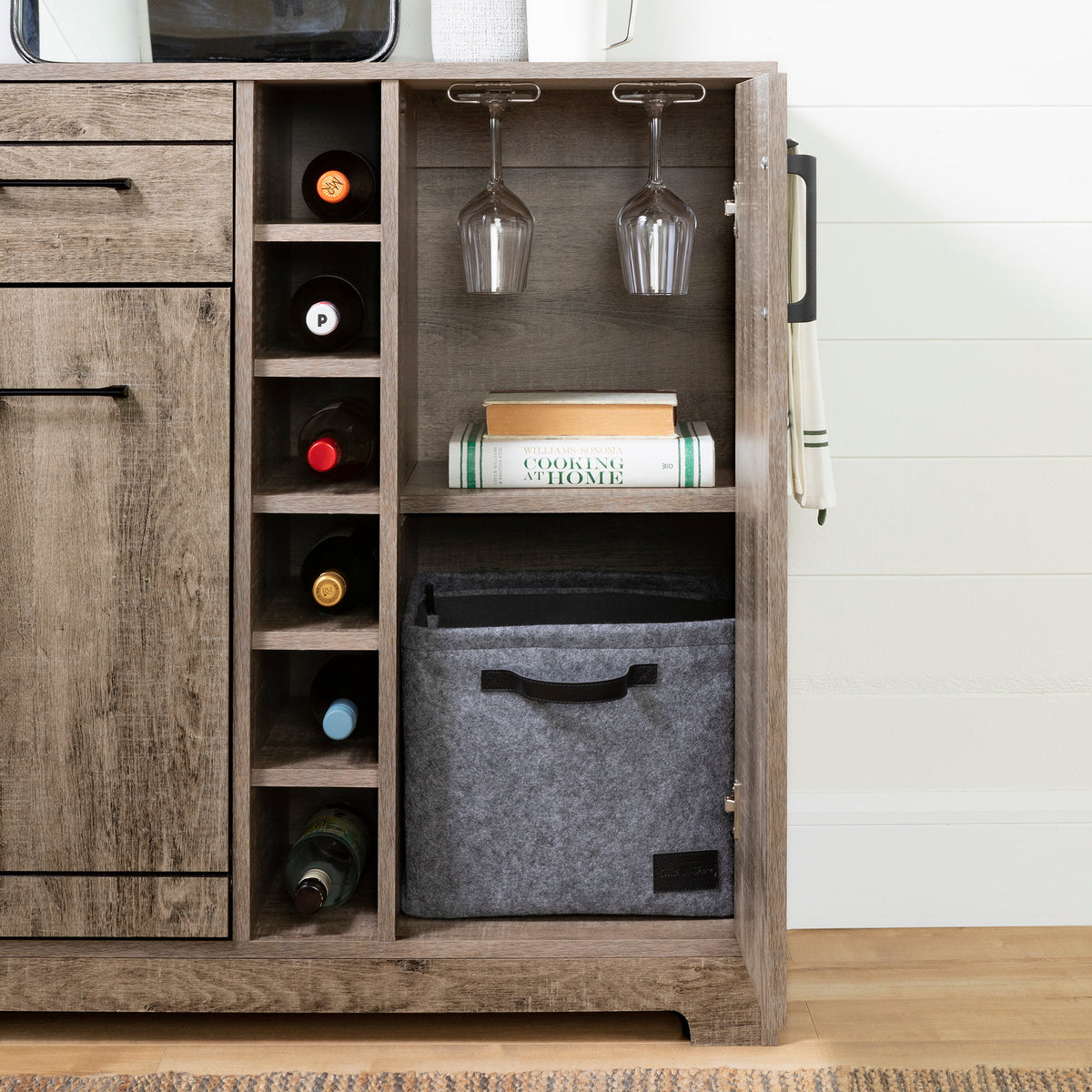 Vietti Bar Cabinet with Storage V29122