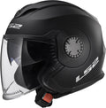 Matte Black Open Face Helmet S472