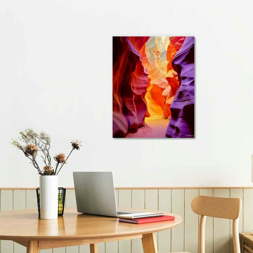 Upper Antelope Slot Canyon Scenic Canvas Wall Art Prints Y97571