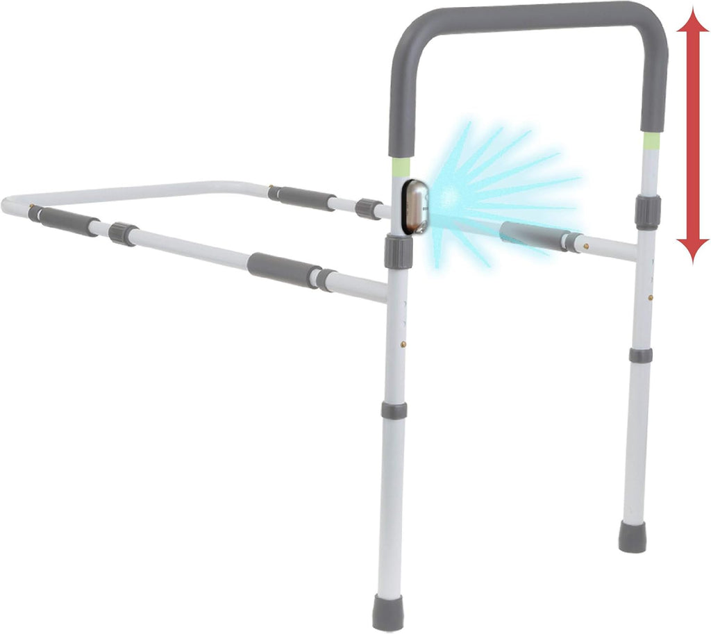 Bed Assist Rail with LED Motion Sensor Light and Anchor Strap T345