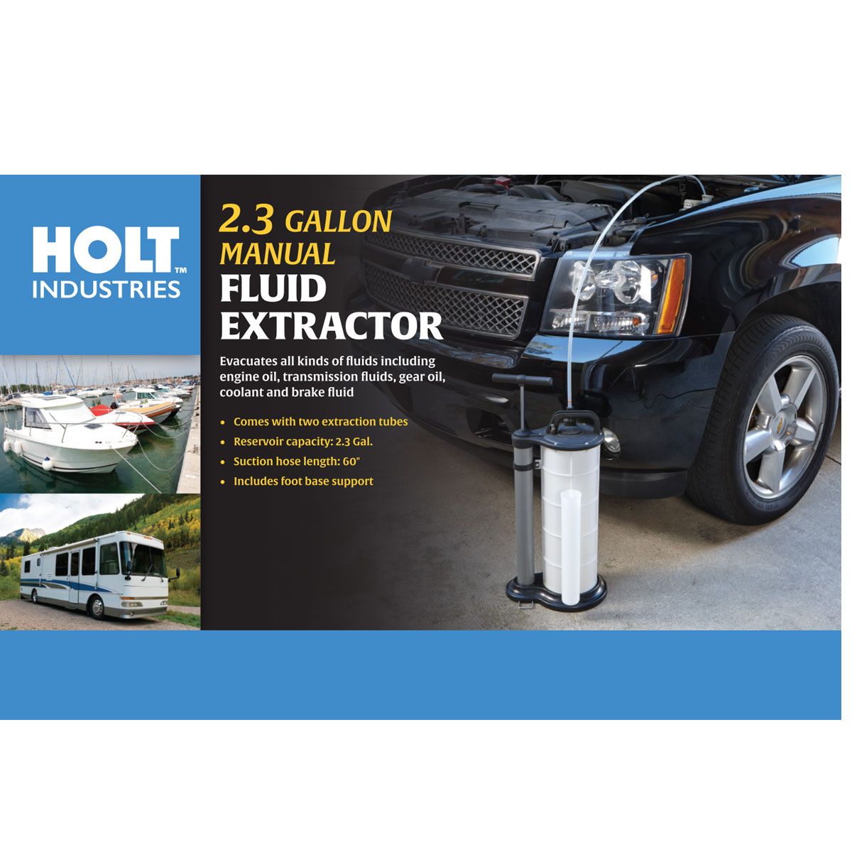 2.3 Gallon Manual Fluid Extractor Q2118
