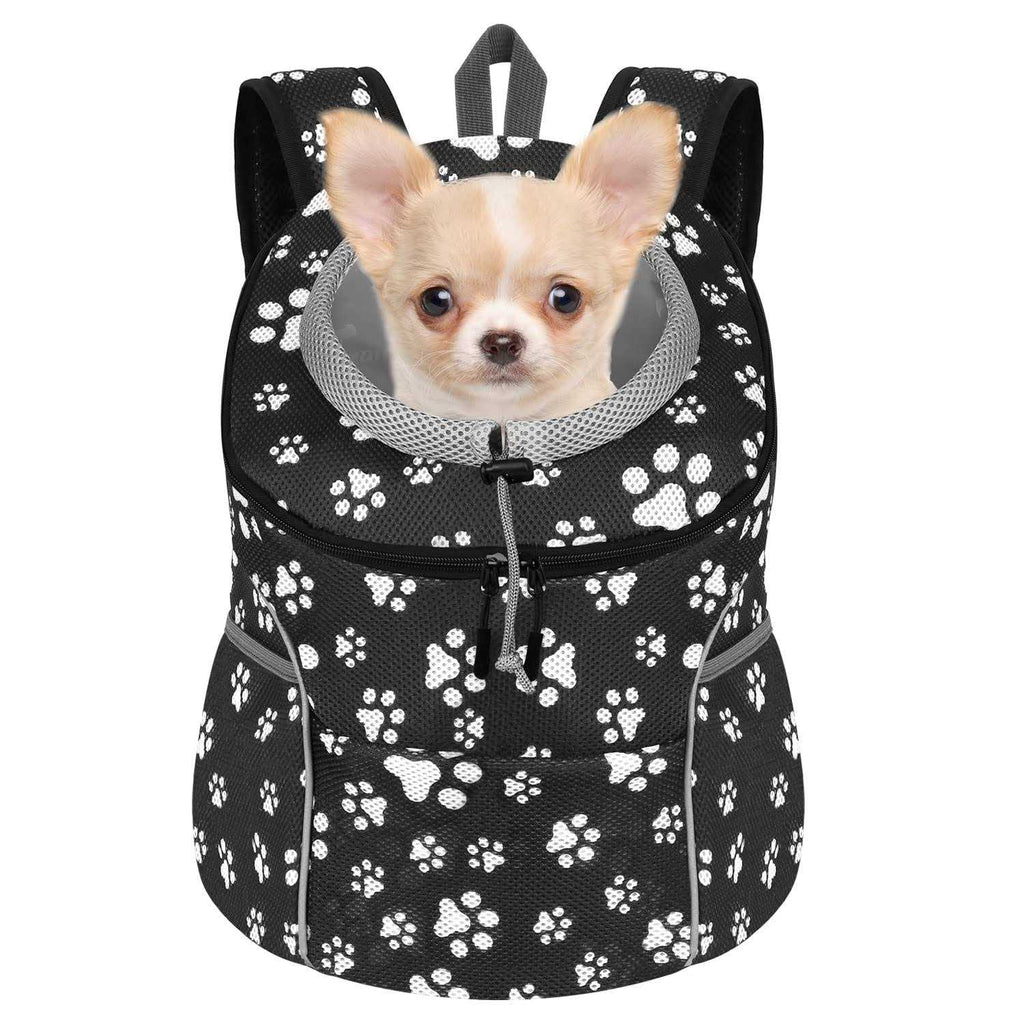 Dog Backpack Carrier Pet Carrier for Small Medium Dogs Travel Bag Breathable Adjustable with Safety Reflective Strips O29201