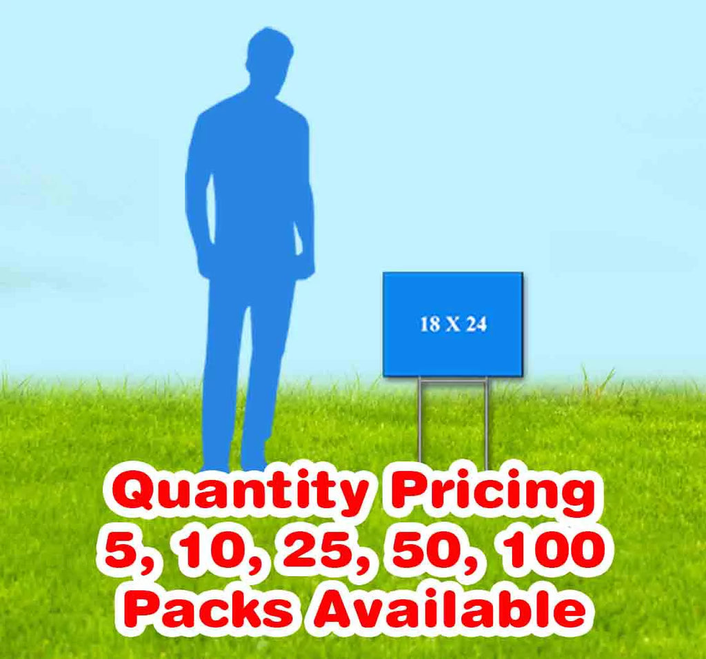 Brisket Yard Sign with Metal Step Stake F4664