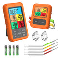 Wireless Meat Thermometer with 4 Meat Probes B704038