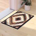 Black Beige Brown Rectangular Area Rug 2' x 3' I7997