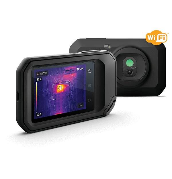 Compact Thermal and Visual Light Camera Combo - Black Q1671