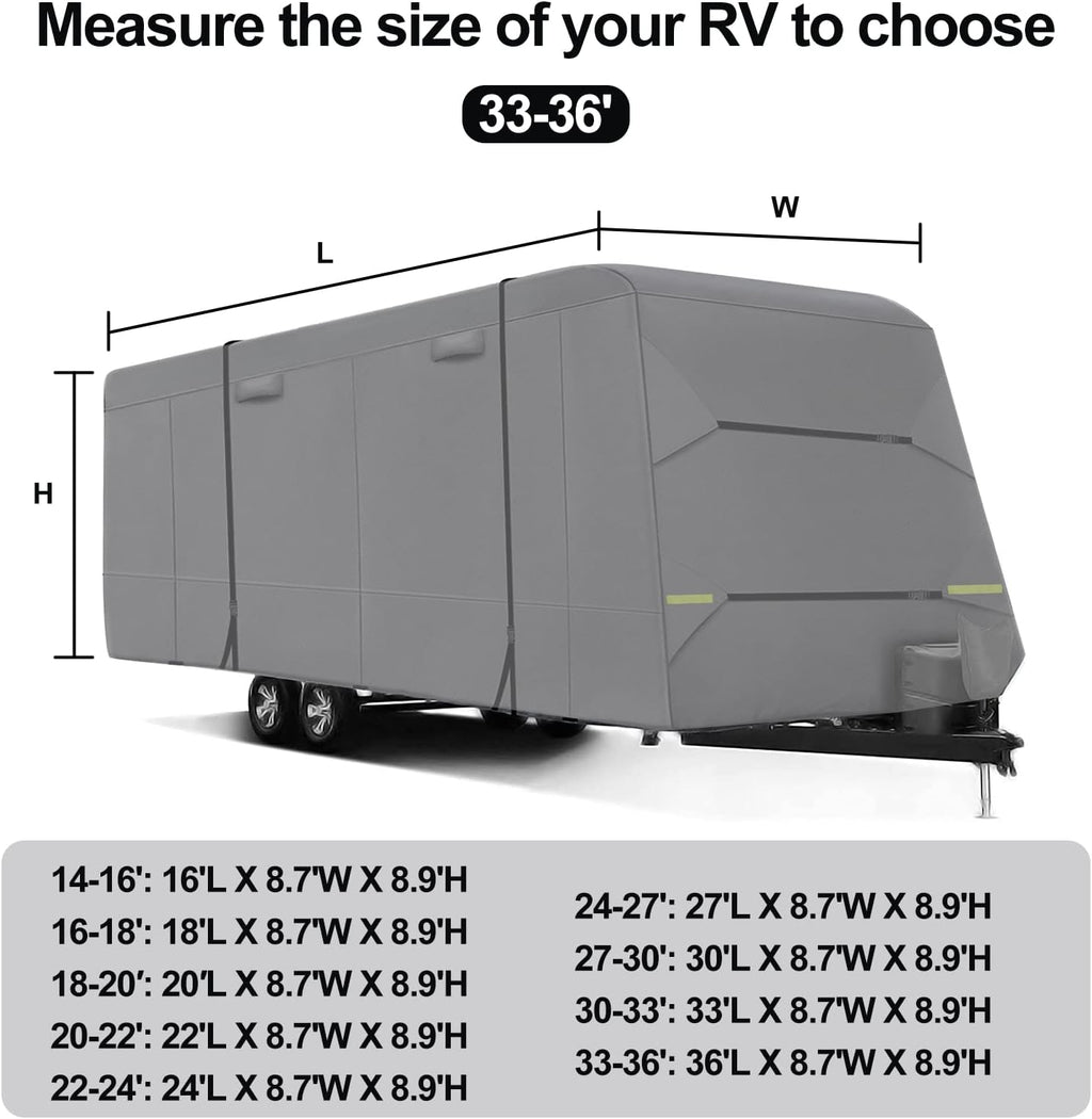 6 Layers 14'-16' Ripstop RV Cover C35399