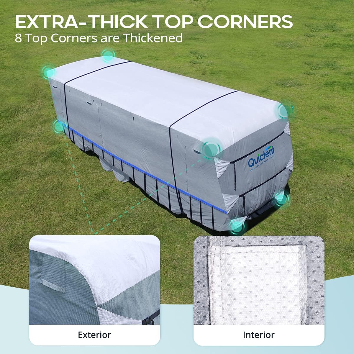 Class C RV Cover, 6-ply Camper Cover, Fits 20 - 23Ft Motorhome P171