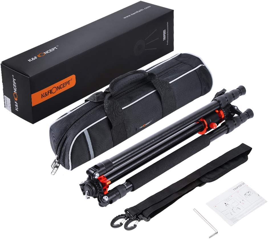 94 Inch 4 Section Aluminium Camera Tripod with 360 Degree Ball Head V55002