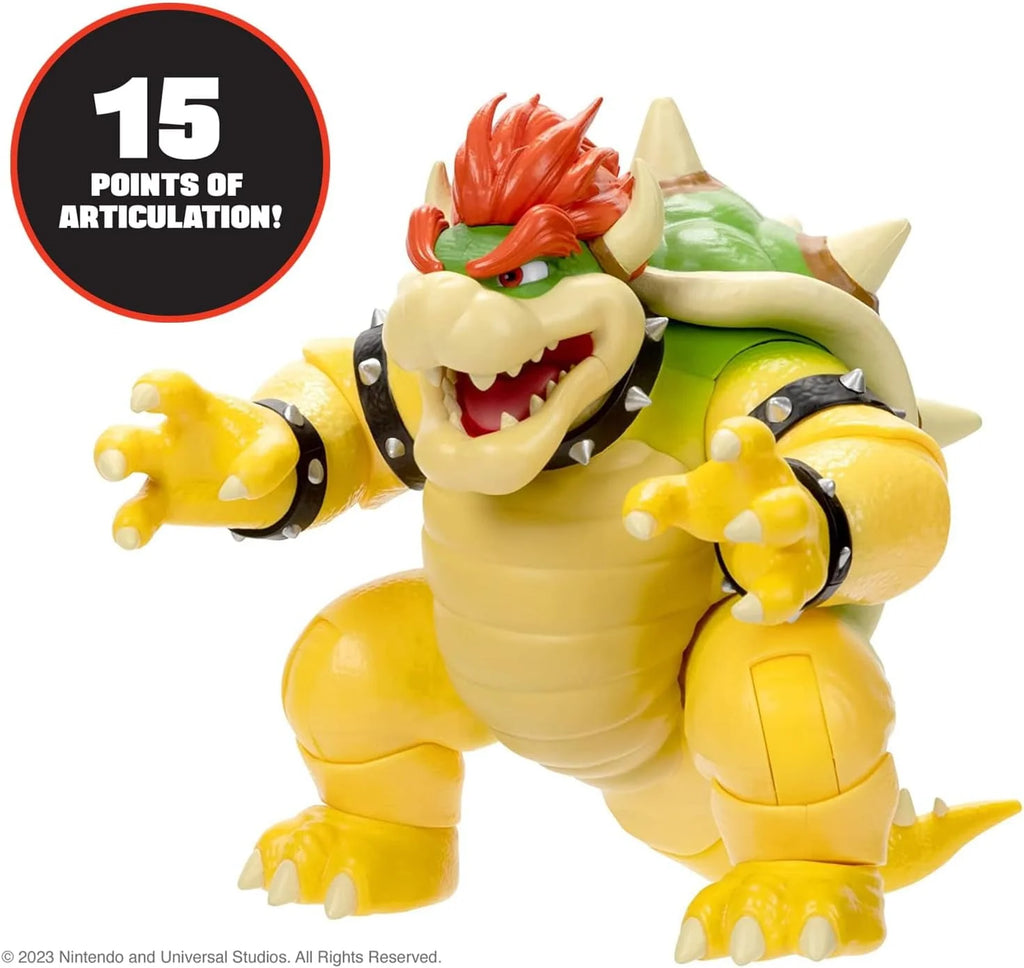 7 inch Bowser Action Figure with Fire Breathing Effects F719