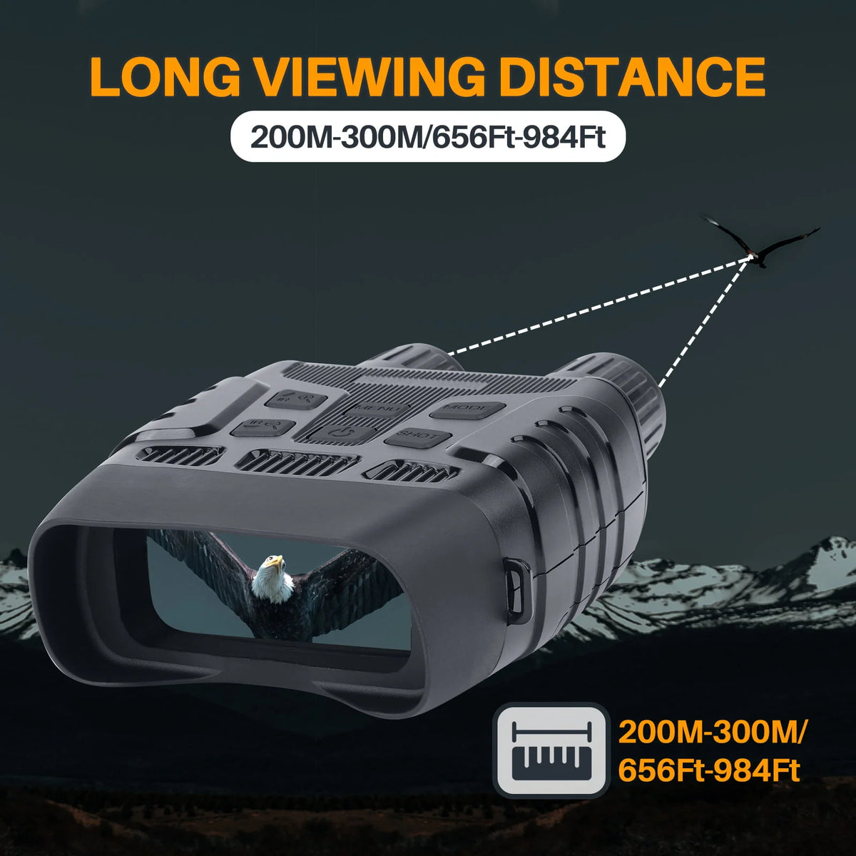Infrared Night Vision Binoculars with HD Video A349619
