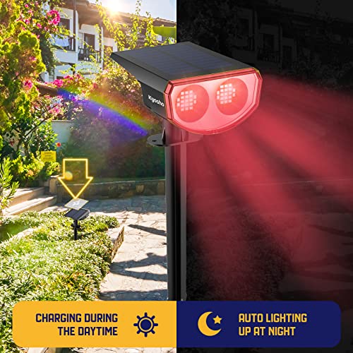 Solar Color Changing Waterproof Outdoor Spot Lights, 2 Pack X636992