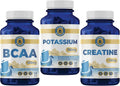 Creatine Monohydrate BCAA Potassium Citrate 3-Pack Vegan Non-GMO P680597