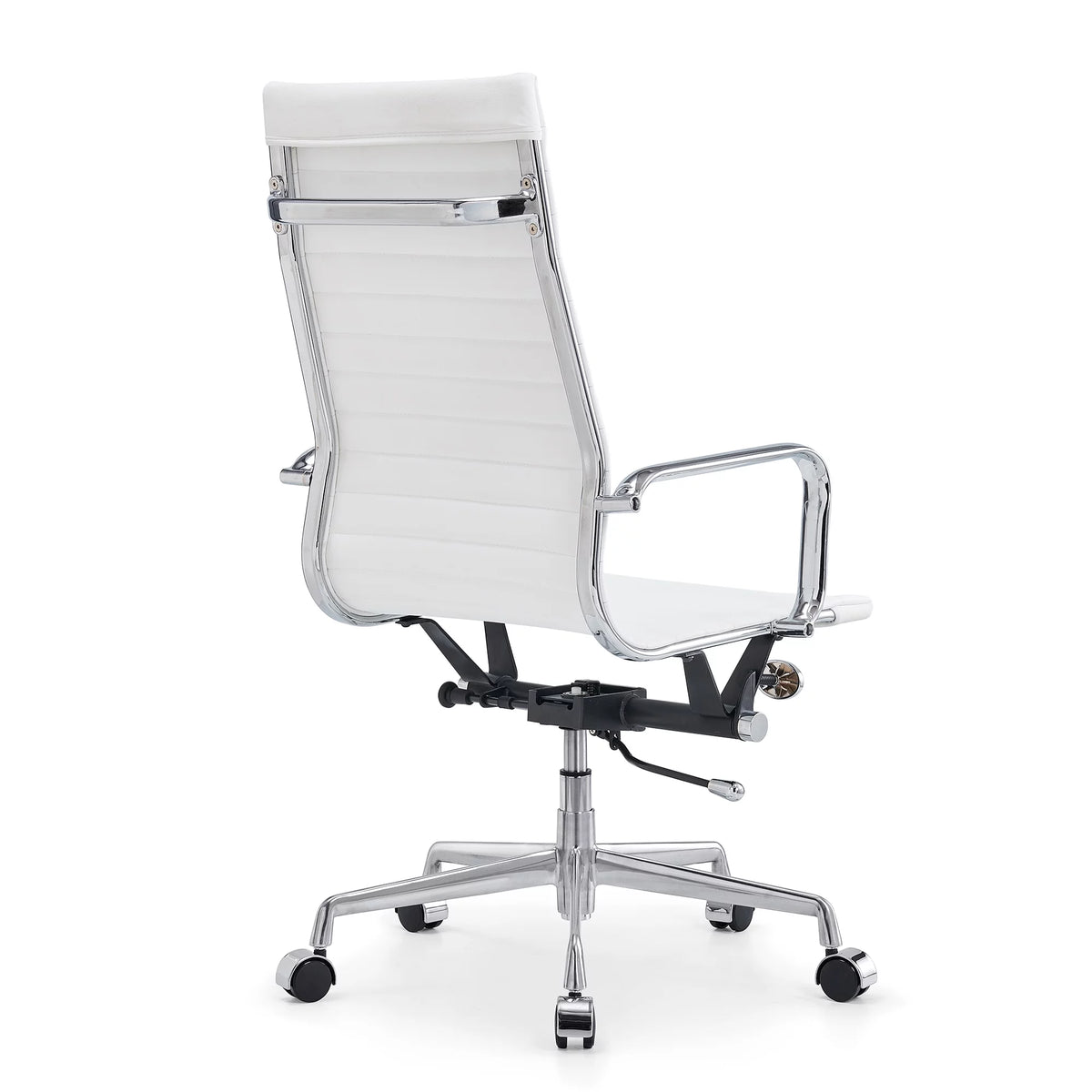 Black Adjustable Vegan Leather Executive Office Chair E60495