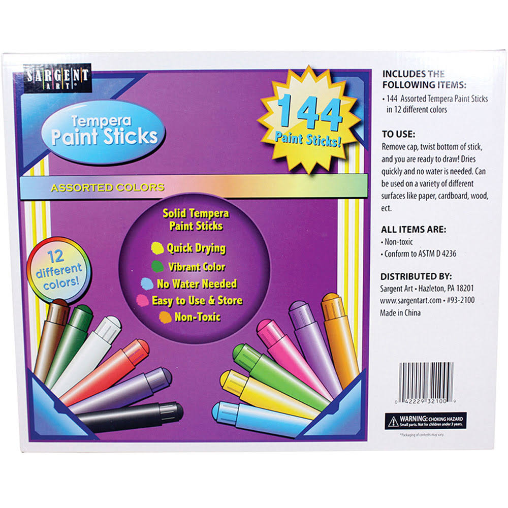 144ct Tempera Stick Assortment Y793499