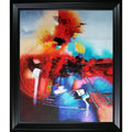 Hand Painted Framed Oil Reproduction on Canvas W8199