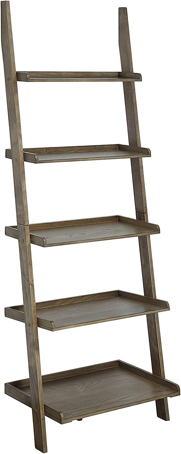 Espresso Bookshelf Ladder Z774