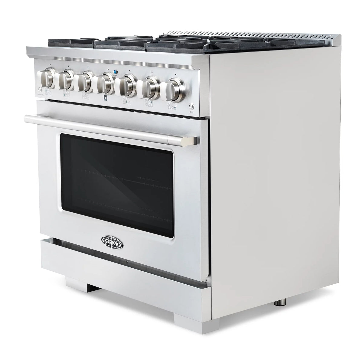 2 Piece Kitchen Appliance Package with 36" Freestanding Gas Range & 36" Under Cabinet Range Hood E776