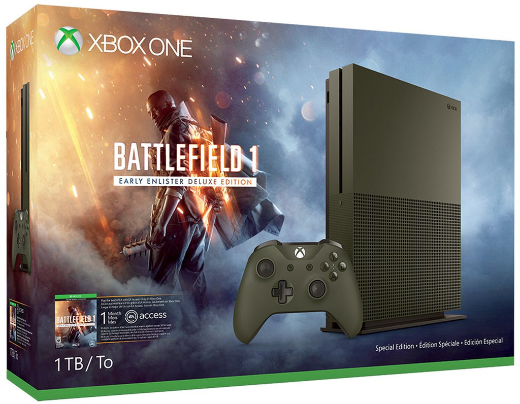 1TB HDD Military Green Game Console I20259