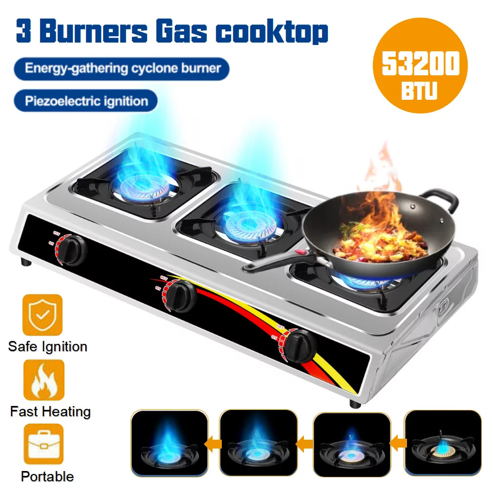 Portable Camping Stove Butane Gas Cooker G731461
