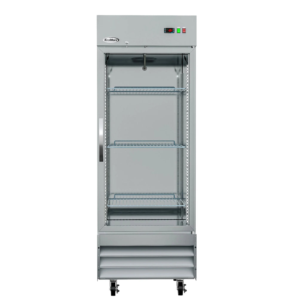 29 in. One Glass Door Reach-In Freezer 23 Cu. ft. O551