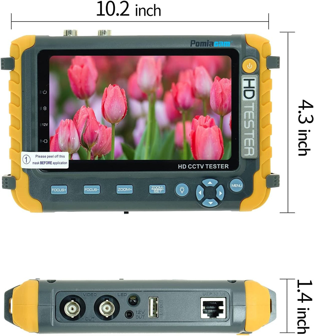 CCTV Tester with UTP/PTZ Tool, DC12V Output Portable Monitor A84766
