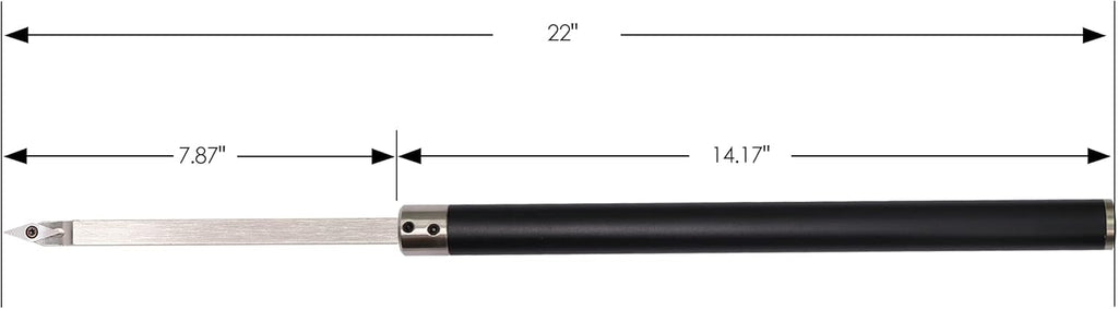 Carbide Tipped Woodturning Tool 9pcs Set H132676