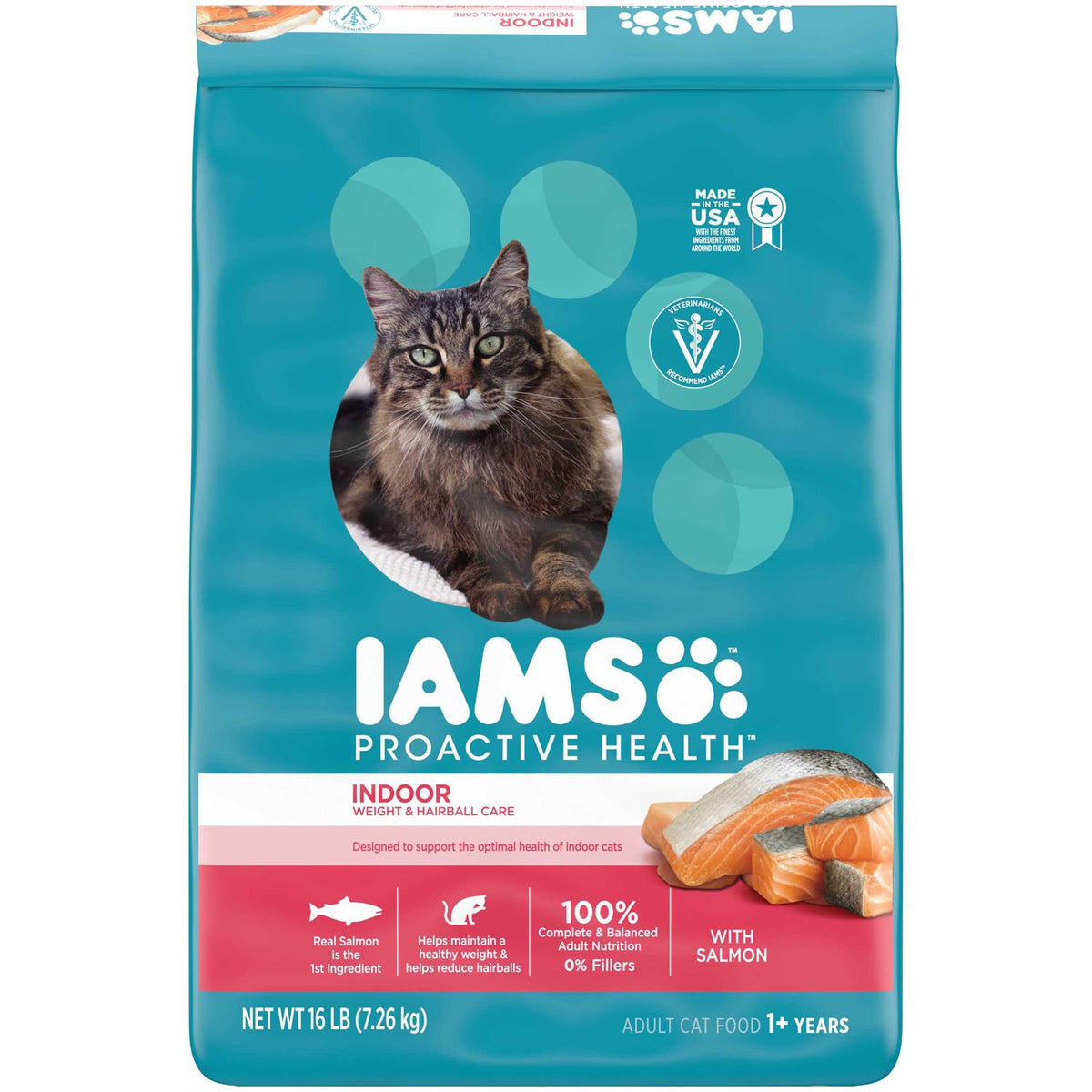 Salmon Adult Dry Cat Food W3240