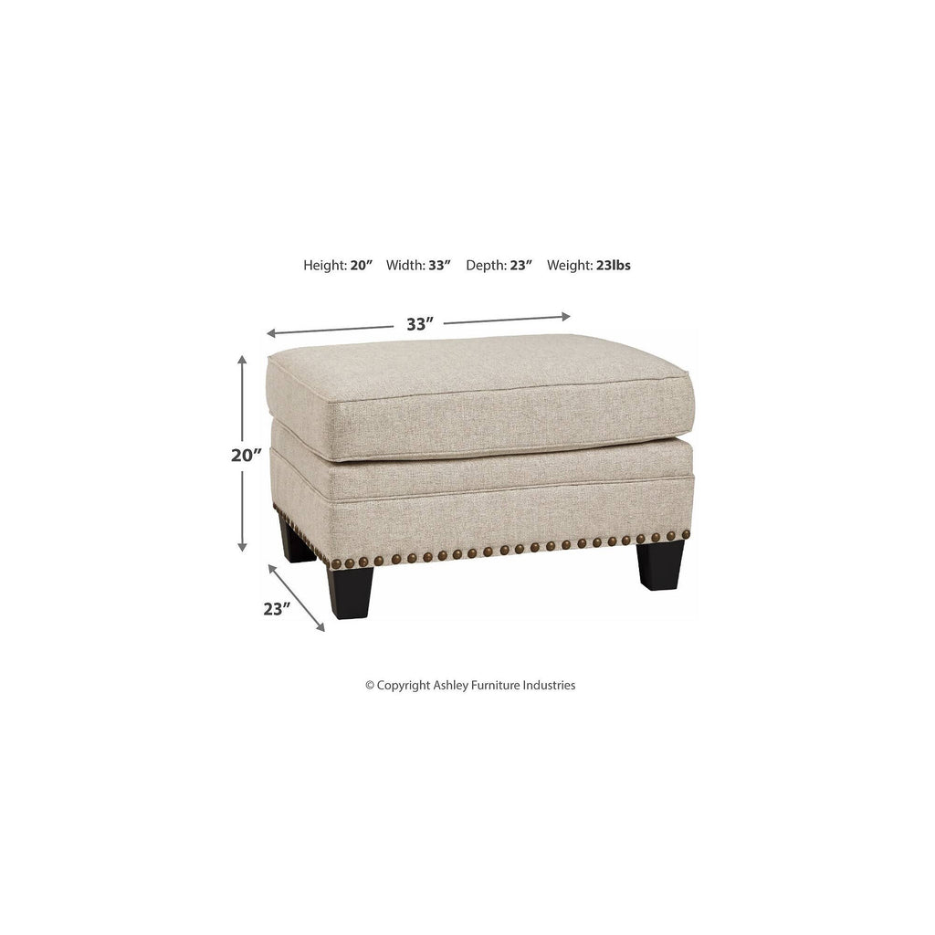 Linen Ottoman N97516
