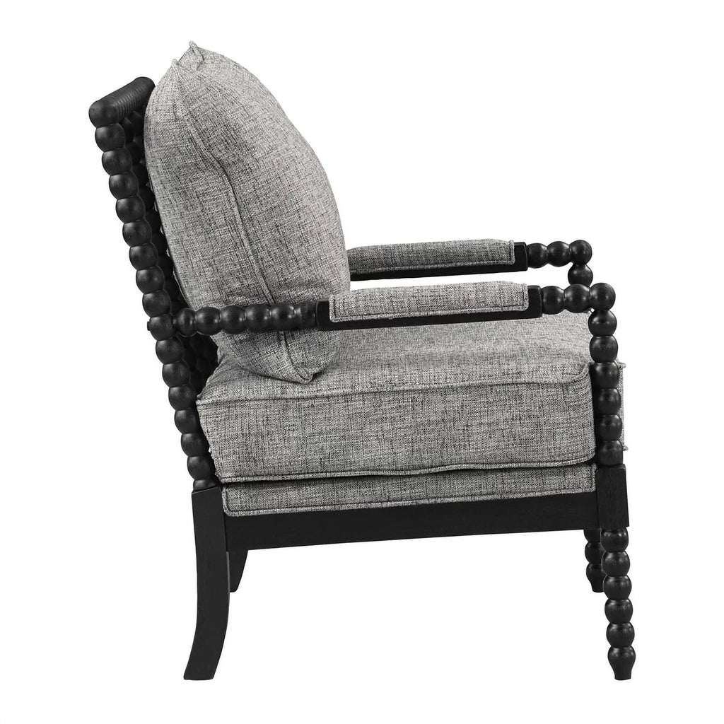 Graphite Black Fabric Chair B60143
