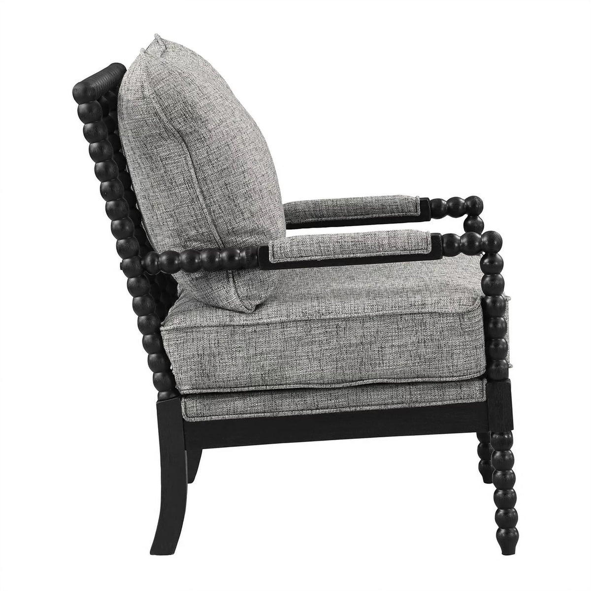 Graphite Black Fabric Chair B60143