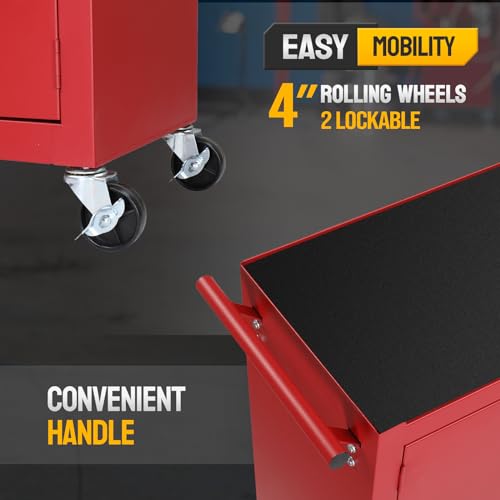 Red & Black 5-Drawer Rolling Tool Chest X584688