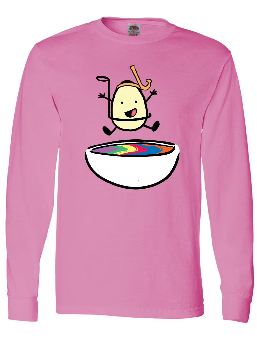 Easter Egg Snorkel Long Sleeve T-Shirt D682