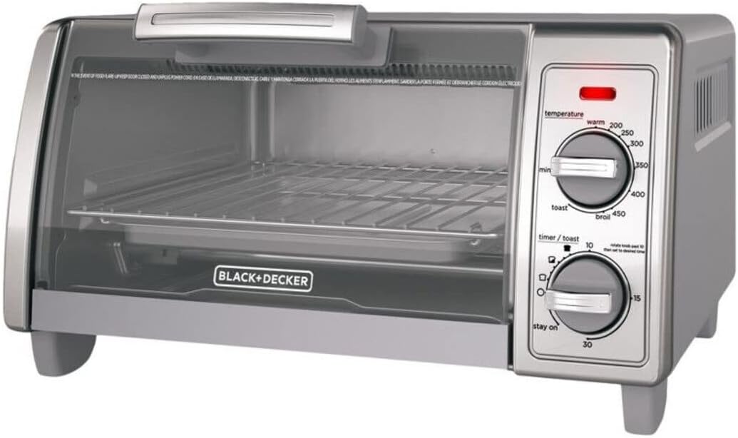4 Slice Stainless Steel Toaster Oven D9477