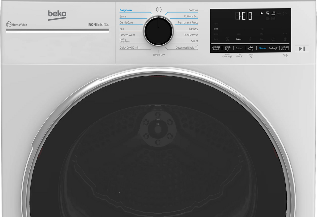 White Front Load Electric Dryer S435088