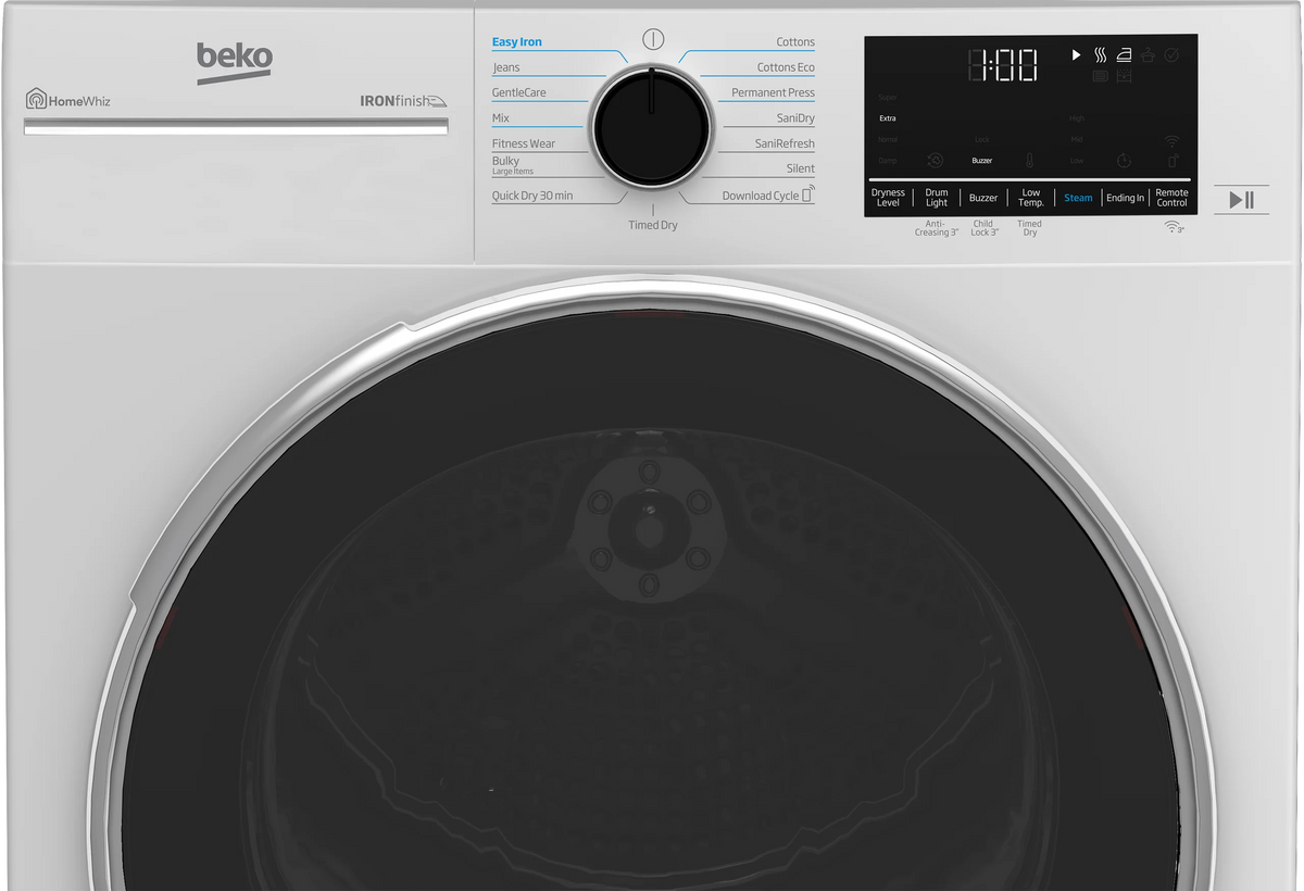 White Front Load Electric Dryer S435088