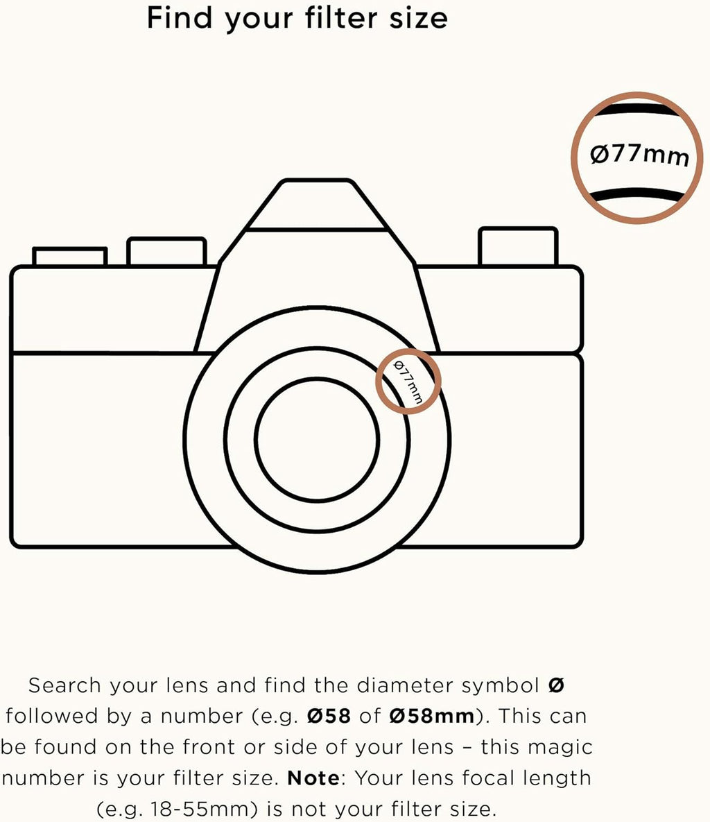 Pack of 2 55mm Variable ND Lens Filter K363