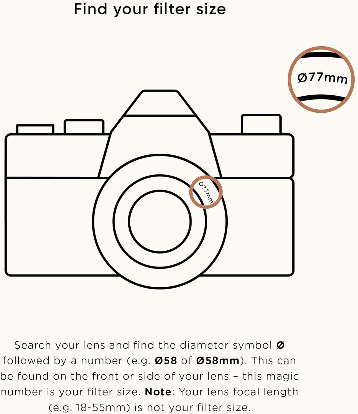 Pack of 2 55mm Variable ND Lens Filter K363