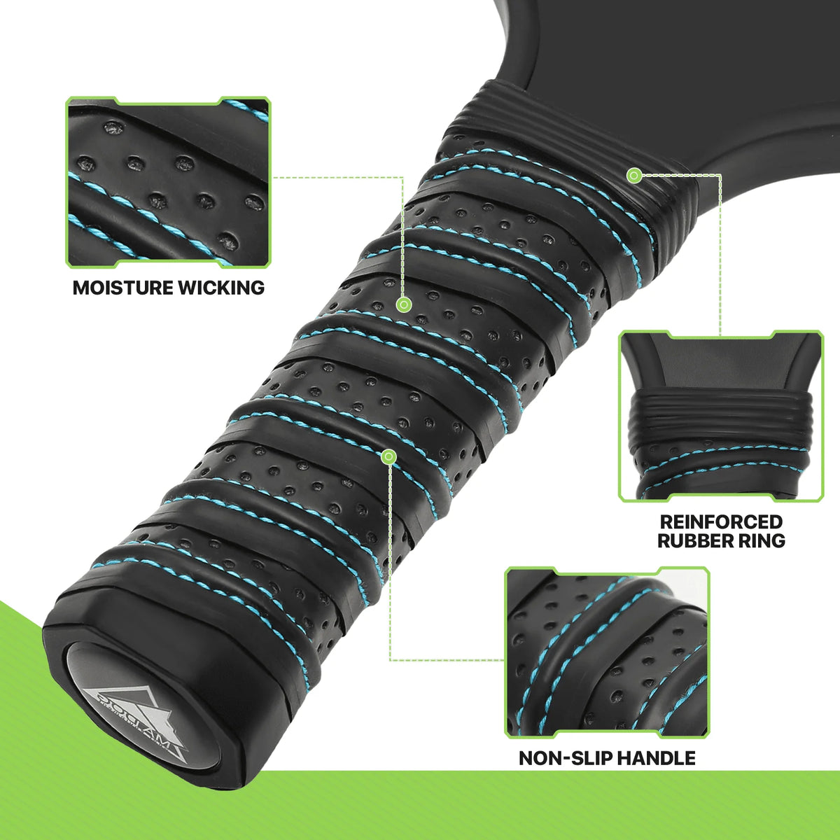 Carbon Fiber Pickleball Rackets Set of 4 with Carry Bag O62316