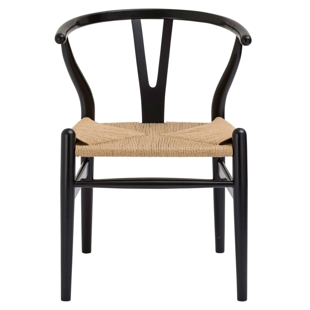 Black Weave Chairs (Set of 2) U79608