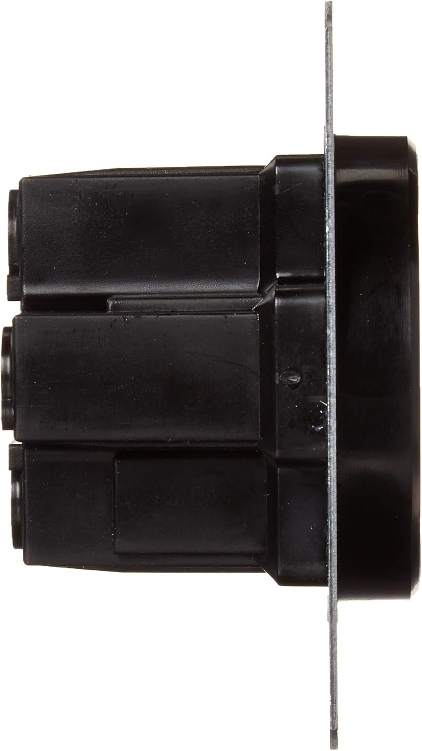 60 Amp 125/250 Volt Flush Mounting Receptacle Black Pack of 2 K258277
